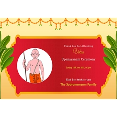 Upanayanam Return Gift Box 6 + 1 Compartments